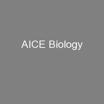 AICE Biology