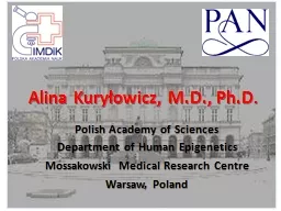 Alina Kuryłowicz, M.D.,