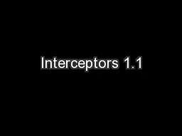 Interceptors 1.1