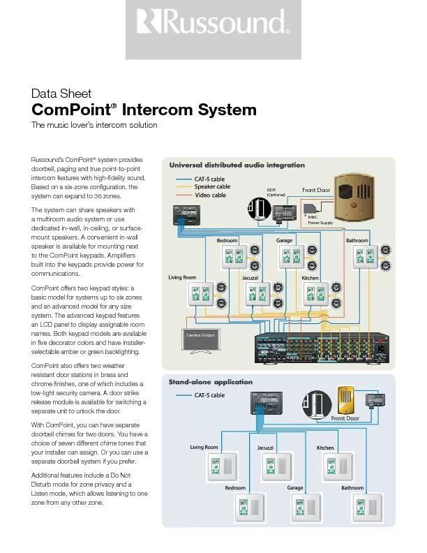 Russound’s ComPoint system provides intercom features with high-