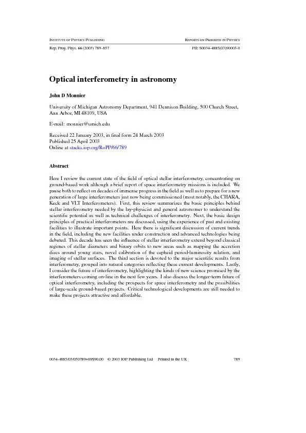 Opticalinterferometryinastronomy791