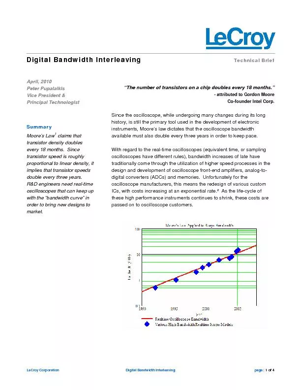 Digital Bandwidth InterleavingTechnical Brief