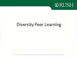 Diversity Peer Learning