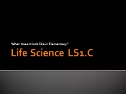 Life Science LS1.C