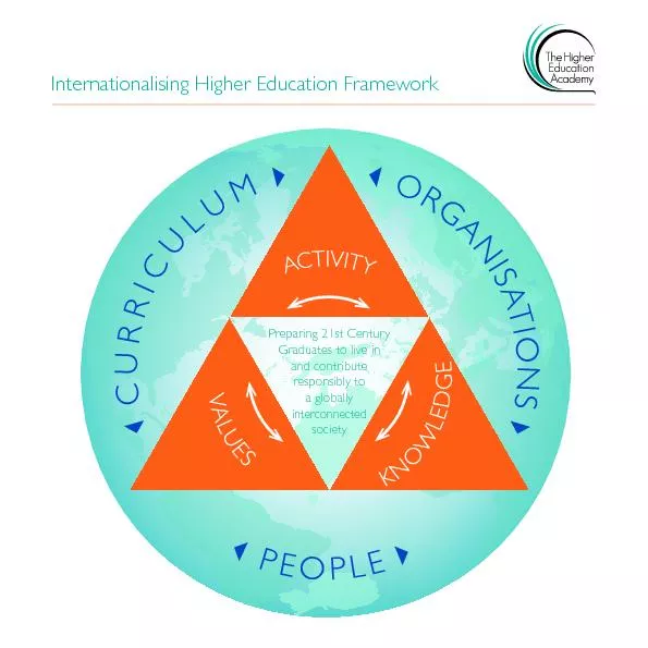Internationalising Higher Education Framework