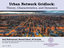 Urban Network Gridlock: