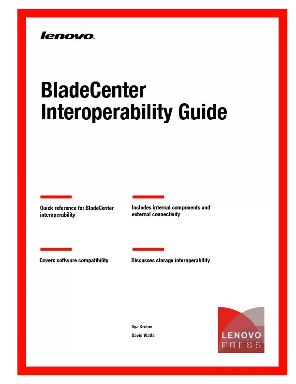 Front coverQuick reference for BladeCenter