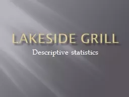 Lakeside grill