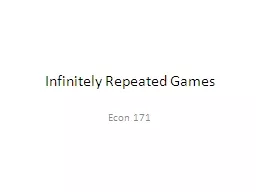 Infinitely Repeated Games