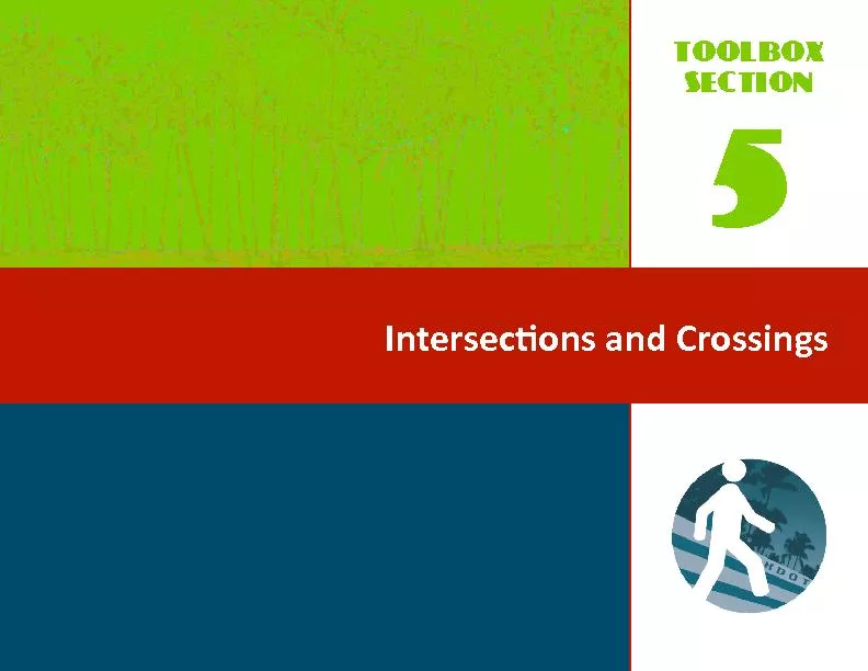 Intersec�ons and Crossings