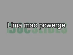 Lima mac powerge