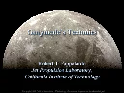 Ganymede’s Tectonics