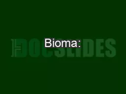 Bioma: