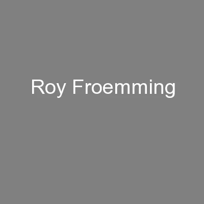 Roy Froemming