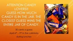 Attention candy lovers!!