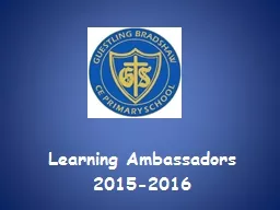 Learning Ambassadors