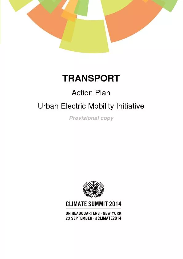 Urban Electric Mobility Initiative
