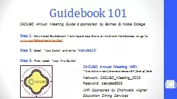Guidebook 101
