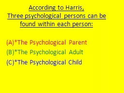 According to Harris,