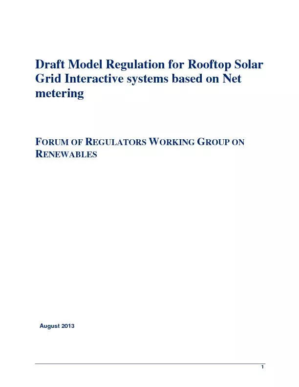 Model Regulation for Rooftop Solar