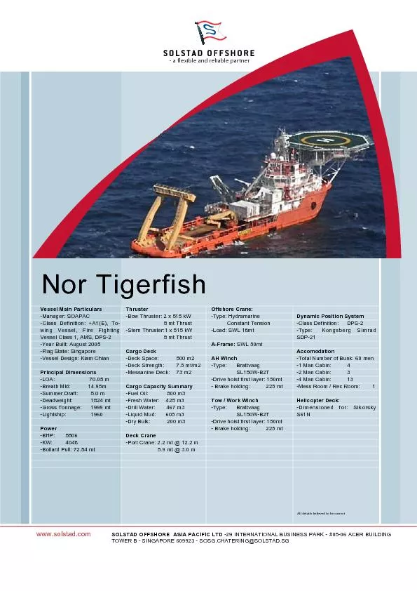 Nor Tigerfishwww.solstad.com
