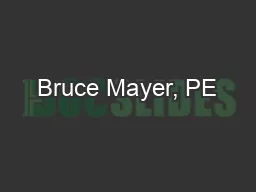 Bruce Mayer, PE