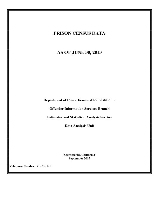 PRISON CENSUS DATA