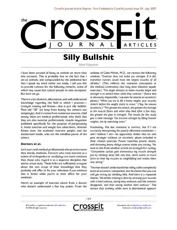 crossfit is a registered trademark of 301274