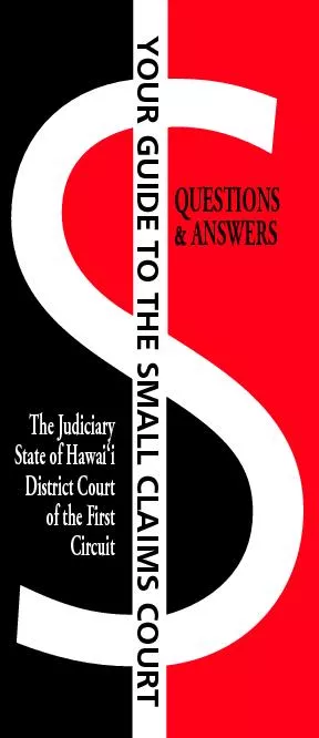 The Judiciary State of Hawai‘i District Court of the First rcuit