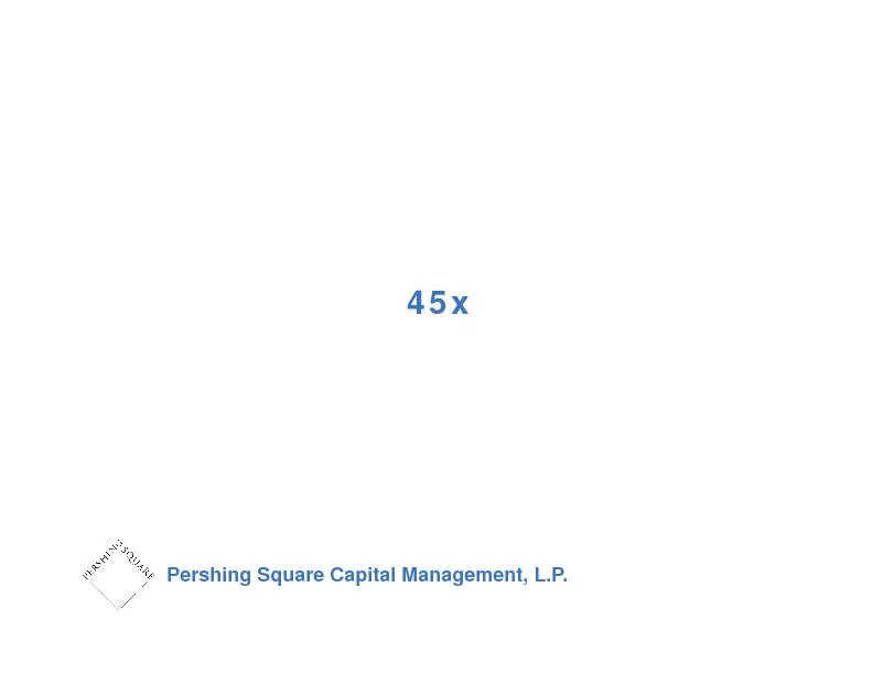 Pershing Square Capital Management, L.P.