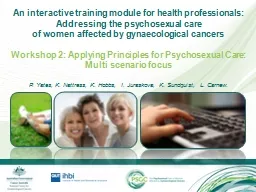 An interactive training module for health professionals: