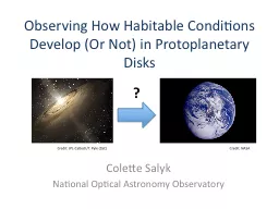 Observing How Habitable Conditions Develop (Or Not) in