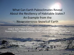 What Can Earth Paleoclimates Reveal