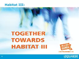 Habitat III: