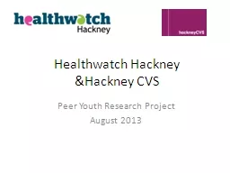 Healthwatch Hackney