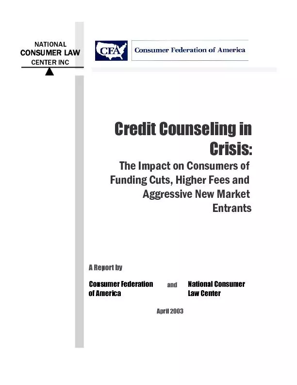 Credit Counseling in