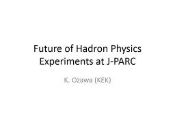 Future of Hadron Physics Experiments at J-PARC