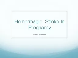 Hemorrhagic Stroke In Pregnancy