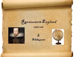 Renaissance England