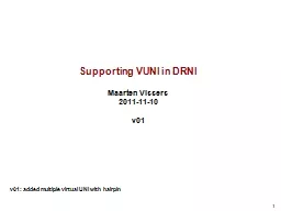 Supporting VUNI in DRNI