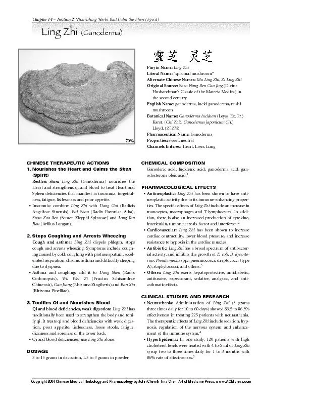 Leukopenia:Administration ofGanoderma japonicumwas associated with a r