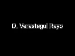 D. Verastegui Rayo