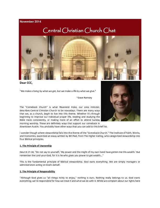 Central Christian Church Chat