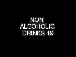 NON ALCOHOLIC DRINKS 19