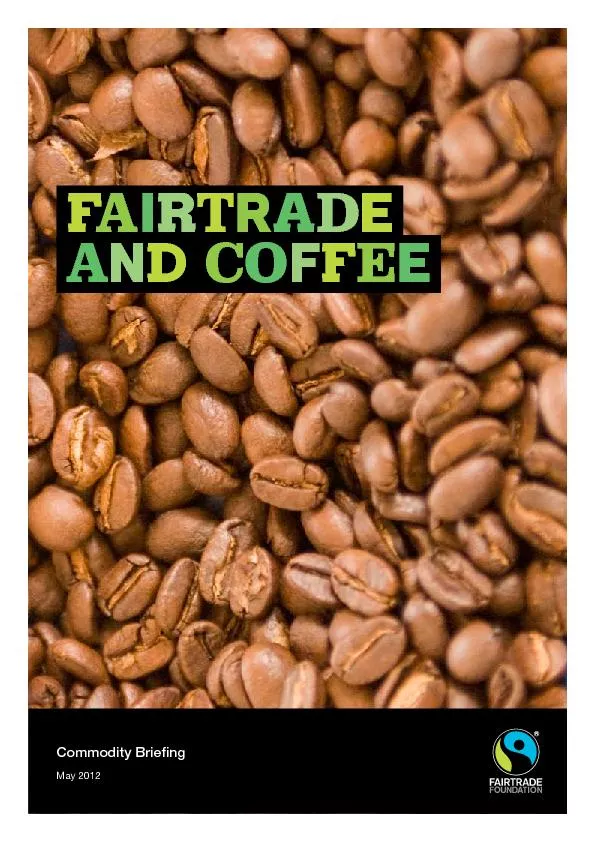 FAIRTRADE  AND Coffee