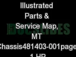 dc5800 Illustrated Parts & Service Map, MT Chassis481403-001page 1 HP
