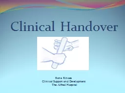 Clinical Handover