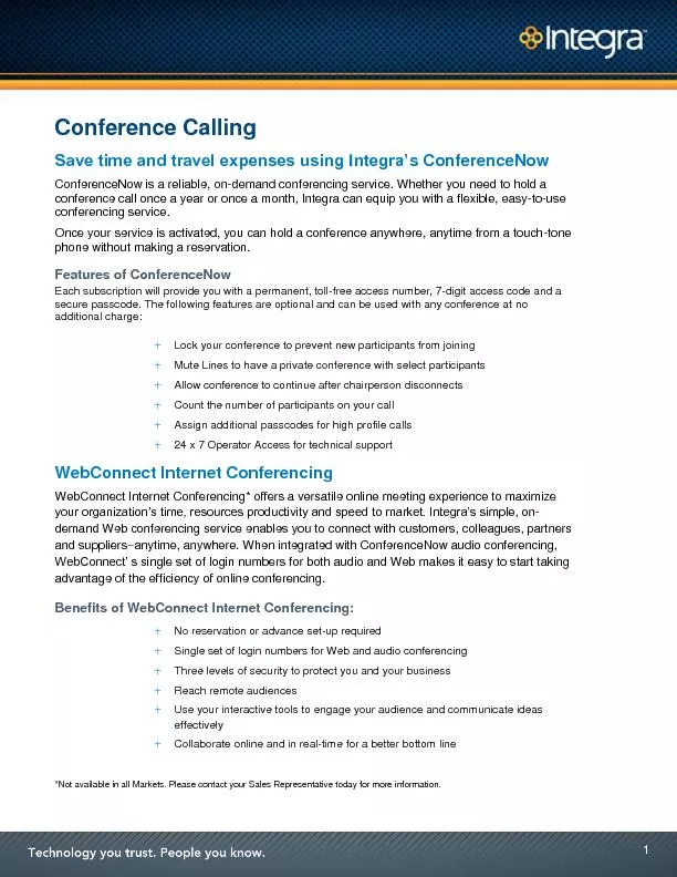 Conference Calling