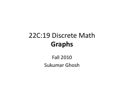 22C:19 Discrete Math