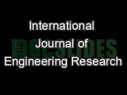 International Journal of Engineering Research